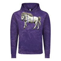 Cloud Purple percheron horse Vintage Hoodie - LillyAllenDesigns
