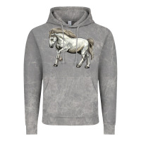 Cloud Rock percheron horse Vintage Hoodie - LillyAllenDesigns