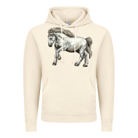Vintage Artic percheron horse Vintage Hoodie - LillyAllenDesigns