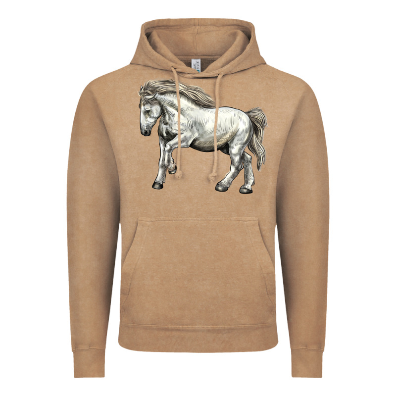Percheron Horse Vintage Hoodie by LillyAllenDesigns | Teevron