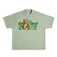 Oil Green True Story Urban Heavy Tee - CowhideDigitalArt