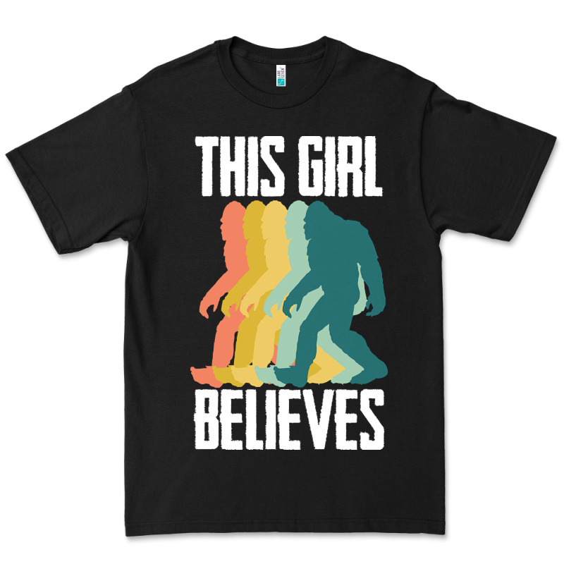 Bigfoot T  Shirt Bigfoot   This Girl Believes T  Shirt Premium Tee by DesigneFamous | Teevron