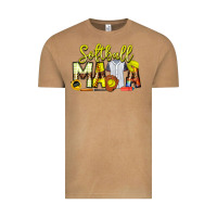 Vintage Camel Softball Mama Vintage Tee - CowhideDigitalArt