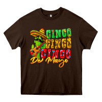 Chocolate Brown Cinco cinco de mayo Heavy Core Tee - FaDigitalArtStudio