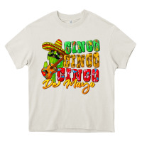 Cream Cinco cinco de mayo Heavy Core Tee - FaDigitalArtStudio