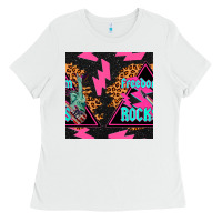 Freedom Rocks Seamless Pattern Ladies Tee | Teevron