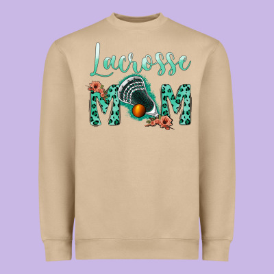 Lacrose Mom Heavyweight Sweatshirt Designed By Jasminsmagicworld