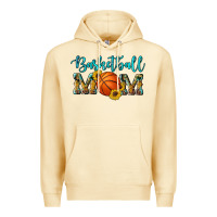Pina Colada western leopard camouflage sunflowers glitter mom basketball Premium Hoodie - Artiststas