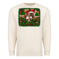 Sandshell christmas donkeys Premium Sweatshirt - Jasminsmagicworld