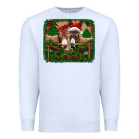 White christmas donkeys Premium Sweatshirt - Jasminsmagicworld