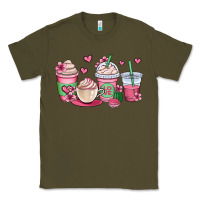 Army Green valentines day coffee cups Classic Tee - OliviaCreatesArt