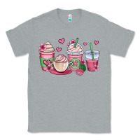Heather Grey valentines day coffee cups Classic Tee - OliviaCreatesArt
