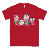 Red valentines day coffee cups Classic Tee - OliviaCreatesArt