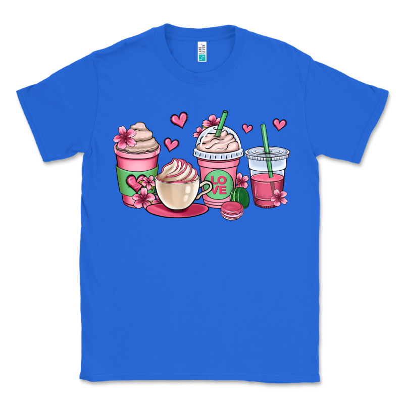 Valentines Day Coffee Cups Classic Tee by OliviaCreatesArt | Teevron
