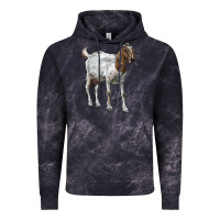 Cloud Black Boer Goat Vintage Hoodie - LillyAllenDesigns