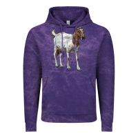 Cloud Purple Boer Goat Vintage Hoodie - LillyAllenDesigns