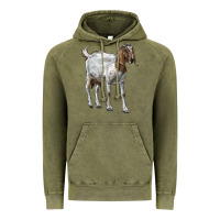 Vintage Olive Boer Goat Vintage Hoodie - LillyAllenDesigns