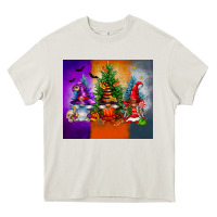 Cream halloween gnomes Heavy Core Tee - FaDigitalArtStudio
