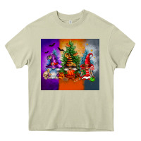 Mossy halloween gnomes Heavy Core Tee - FaDigitalArtStudio