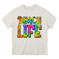 Cream beach life Heavy Core Tee - Jasminsmagicworld
