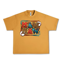 Peanut Butter Baseball mawmaw leopard frame Urban Heavy Tee - LillyAllenDesigns