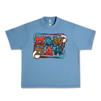 Pebble Blue Baseball mawmaw leopard frame Urban Heavy Tee - LillyAllenDesigns
