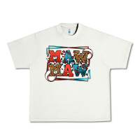 Pistachio Baseball mawmaw leopard frame Urban Heavy Tee - LillyAllenDesigns