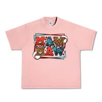 Salmon Baseball mawmaw leopard frame Urban Heavy Tee - LillyAllenDesigns