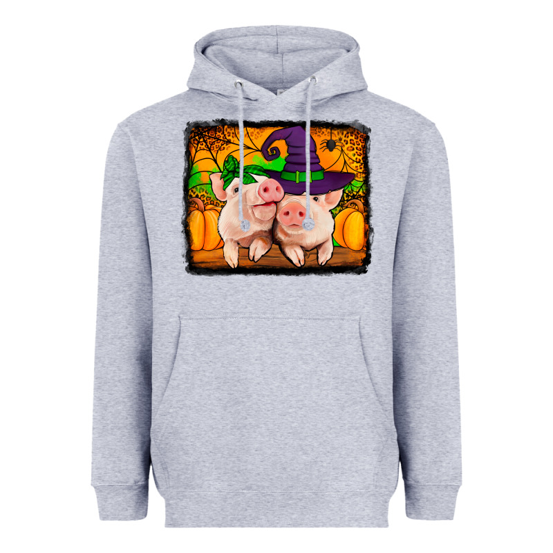 Halloween Pigs Heavyweight Hoodie by Jasminsmagicworld | Teevron