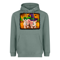 Sage halloween pigs Heavyweight Hoodie - Jasminsmagicworld