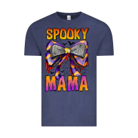 Vintage Denim Spooky Mama Vintage Tee - CowhideDigitalArt