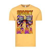 Vintage Mustard Spooky Mama Vintage Tee - CowhideDigitalArt