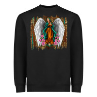 Black lady of guadalupe Heavyweight Sweatshirt - Jasminsmagicworld