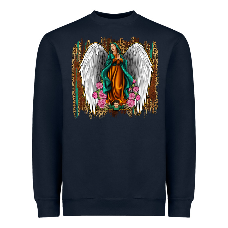 Lady Of Guadalupe Heavyweight Sweatshirt by Jasminsmagicworld | Teevron