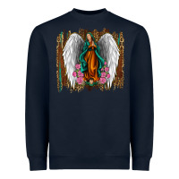 Navy lady of guadalupe Heavyweight Sweatshirt - Jasminsmagicworld