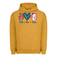 Pigment Peanut Butter Peace Love Goats Urban Hoodie - Jasminsmagicworld