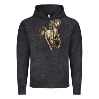 Vintage Arctic percheron horse Vintage Hoodie - LillyAllenDesigns