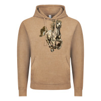Vintage Coffee percheron horse Vintage Hoodie - LillyAllenDesigns
