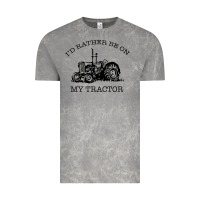 Cloud Rock I D Rather Be On My Tractor Vintage Tee - Bettercallsaul