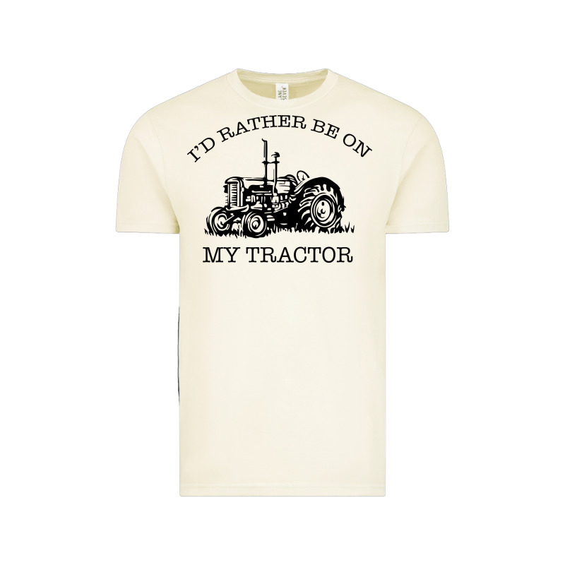 I D Rather Be On My Tractor Vintage Tee by Bettercallsaul | Teevron