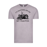 Vintage Zinc I D Rather Be On My Tractor Vintage Tee - Bettercallsaul