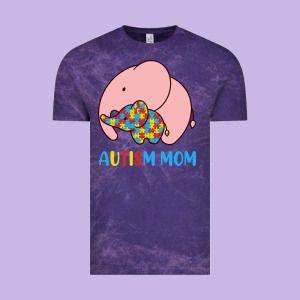 Autism Awareness Autism Mom Vintage Tee Designed By Cowhidedigitalart