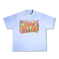 Grape Ice Happy Easter Urban Heavy Tee - LillyAllenDesigns