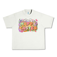 Pistachio Happy Easter Urban Heavy Tee - LillyAllenDesigns