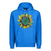 True Royal sunflower with gemstone and cowhide Premium Hoodie - Artiststas