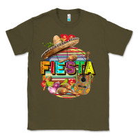 Army Green Fiesta Classic Tee - FaDigitalArtStudio
