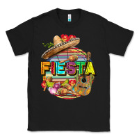 Black Fiesta Classic Tee - FaDigitalArtStudio