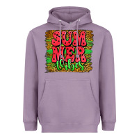 Lavender summer vibes watermelon leopard background Heavyweight Hoodie - Jasminsmagicworld