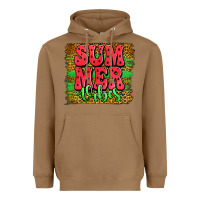 Toasted Coconut summer vibes watermelon leopard background Heavyweight Hoodie - Jasminsmagicworld