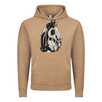 Vintage Coffee paint horse Vintage Hoodie - LillyAllenDesigns
